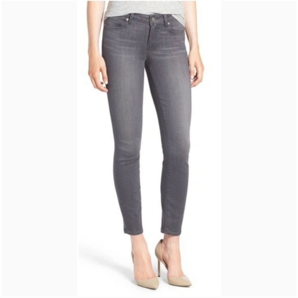 Paige Verdugo ultra skinny gray Brushed Denim Jeans Women's Size 25 Stretch